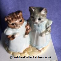 Royal Albert Beatrix Potter Mittens And Moppet quality figurine
